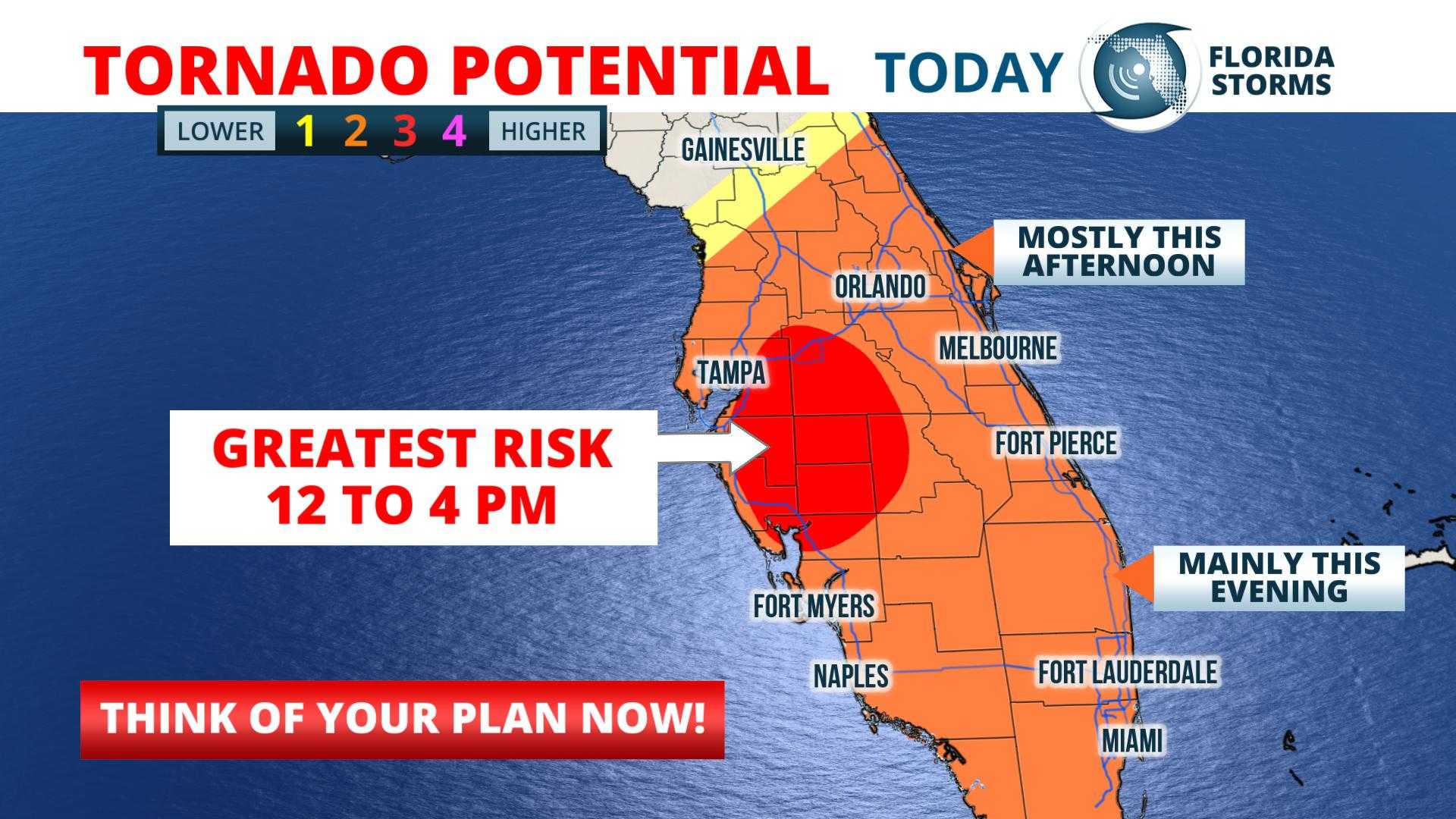 Florida Tornado Warning Weather Alerts