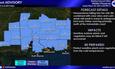 Florida Wildfires And Frost Advisory