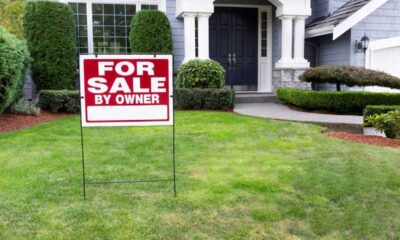 For Sale Sign In Front Of Home In Pasadena