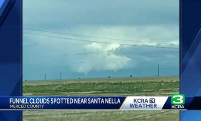 Funnel Clouds Merced County Thunderstorms