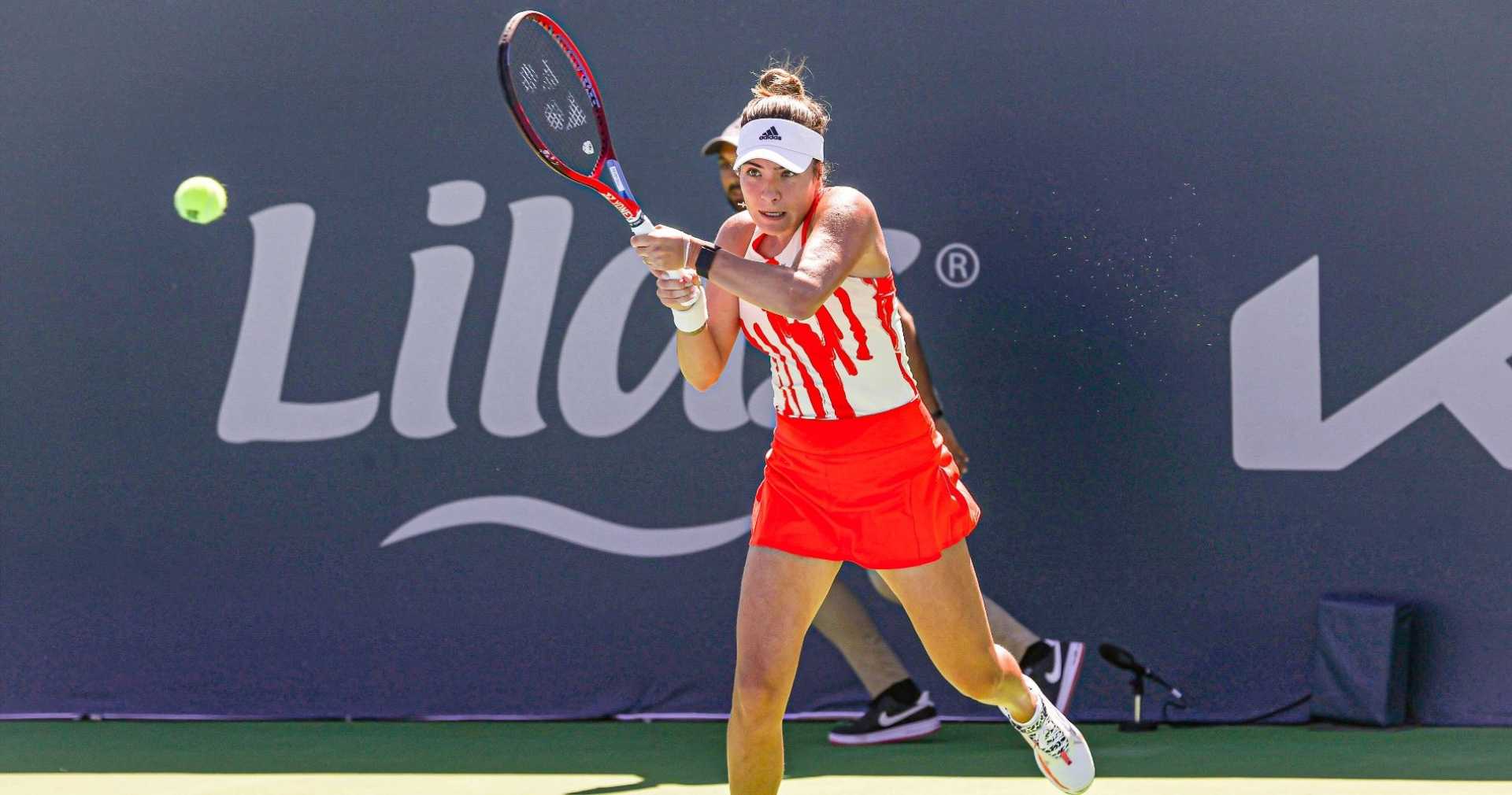 Gabriela Ruse Tennis Match Miami Open