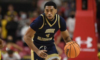 George Washington Basketball Team Game Action