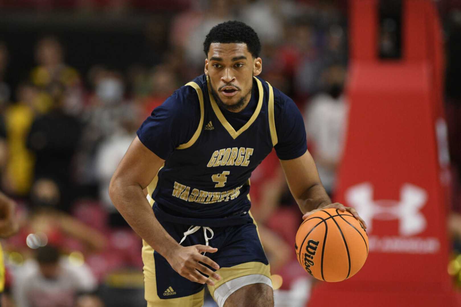 George Washington Basketball Team Game Action