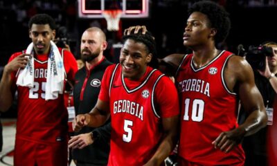 Georgia Bulldogs Basketball Team In Action