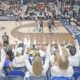 Georgia Southern Basketball Players Celebrating