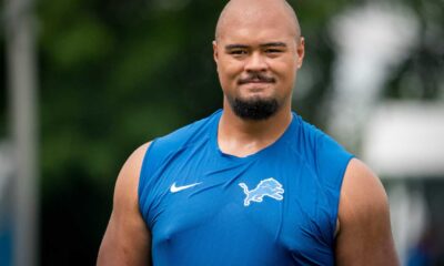 Giovanni Manu Training Lions Nfl