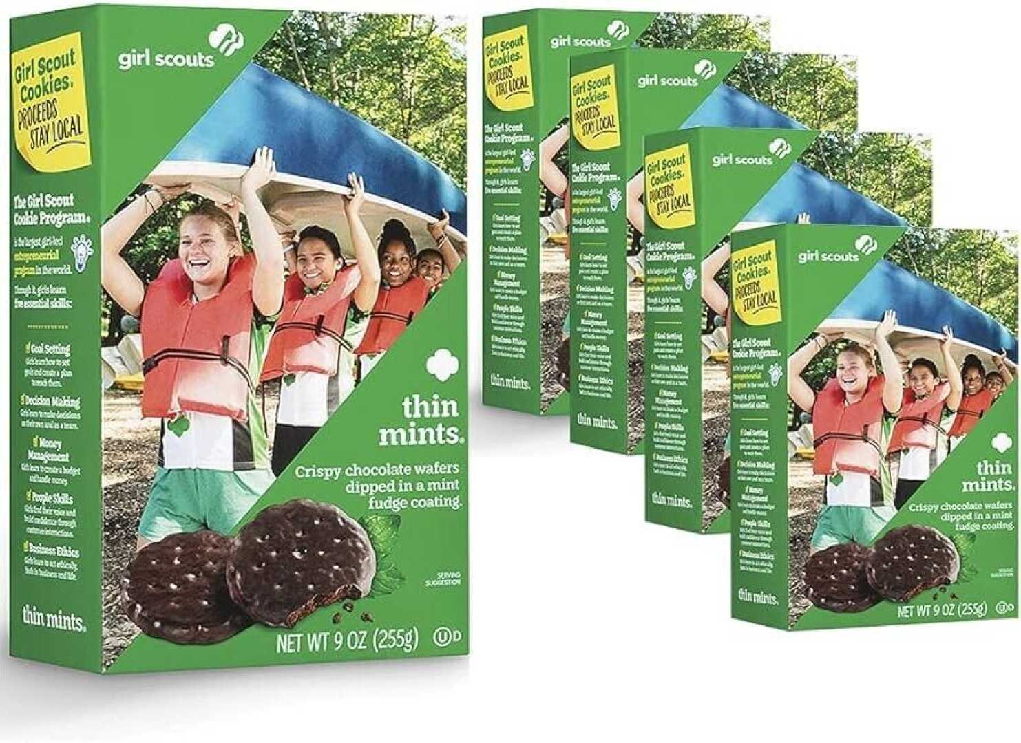 Girl Scout Cookies Thin Mints Box