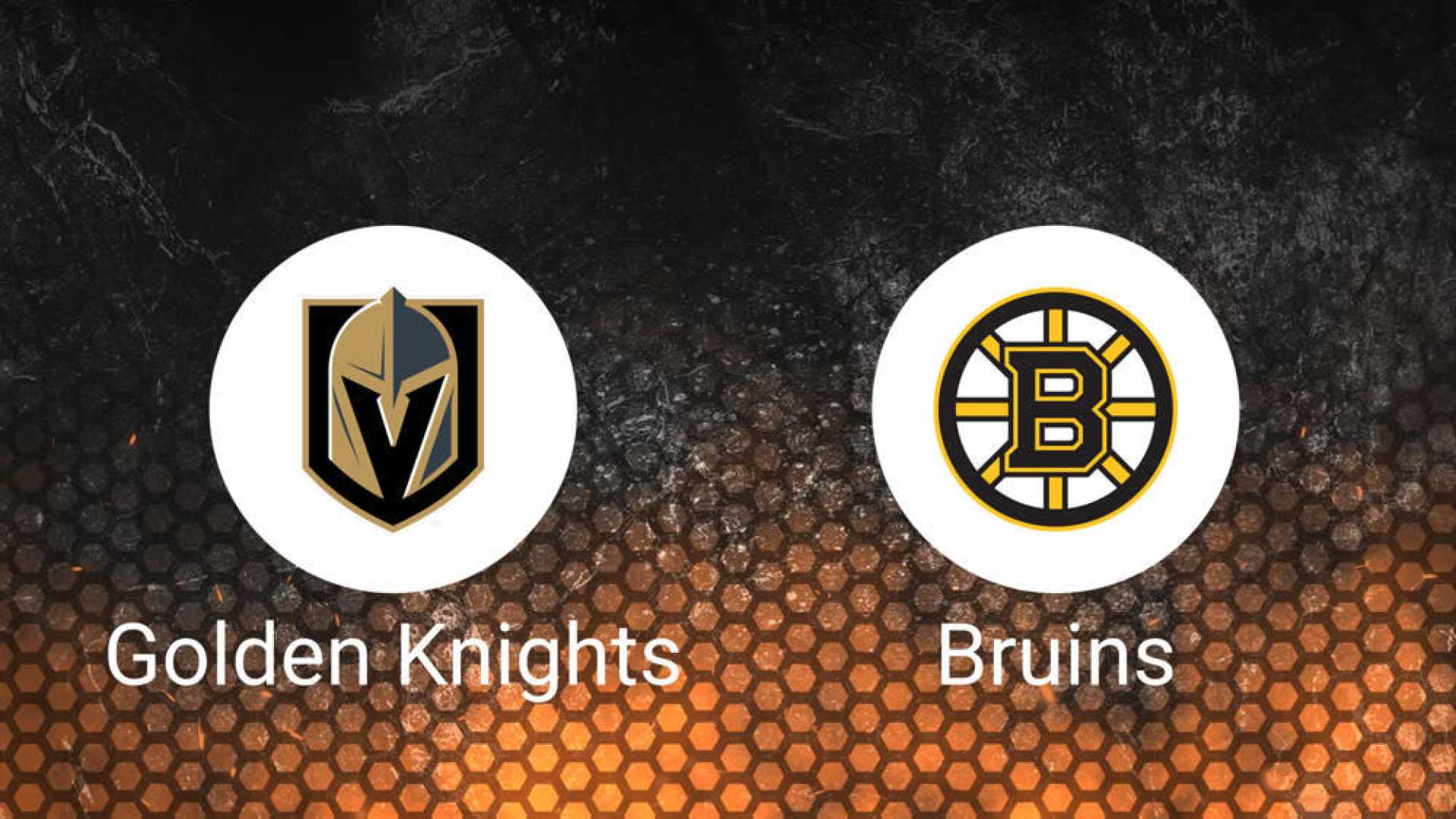 Golden Knights Bruins Nhl Matchup