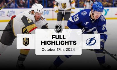 Golden Knights Vs Lightning Hockey Game Action