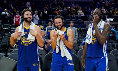 Golden State Warriors Basketball Team Celebrating