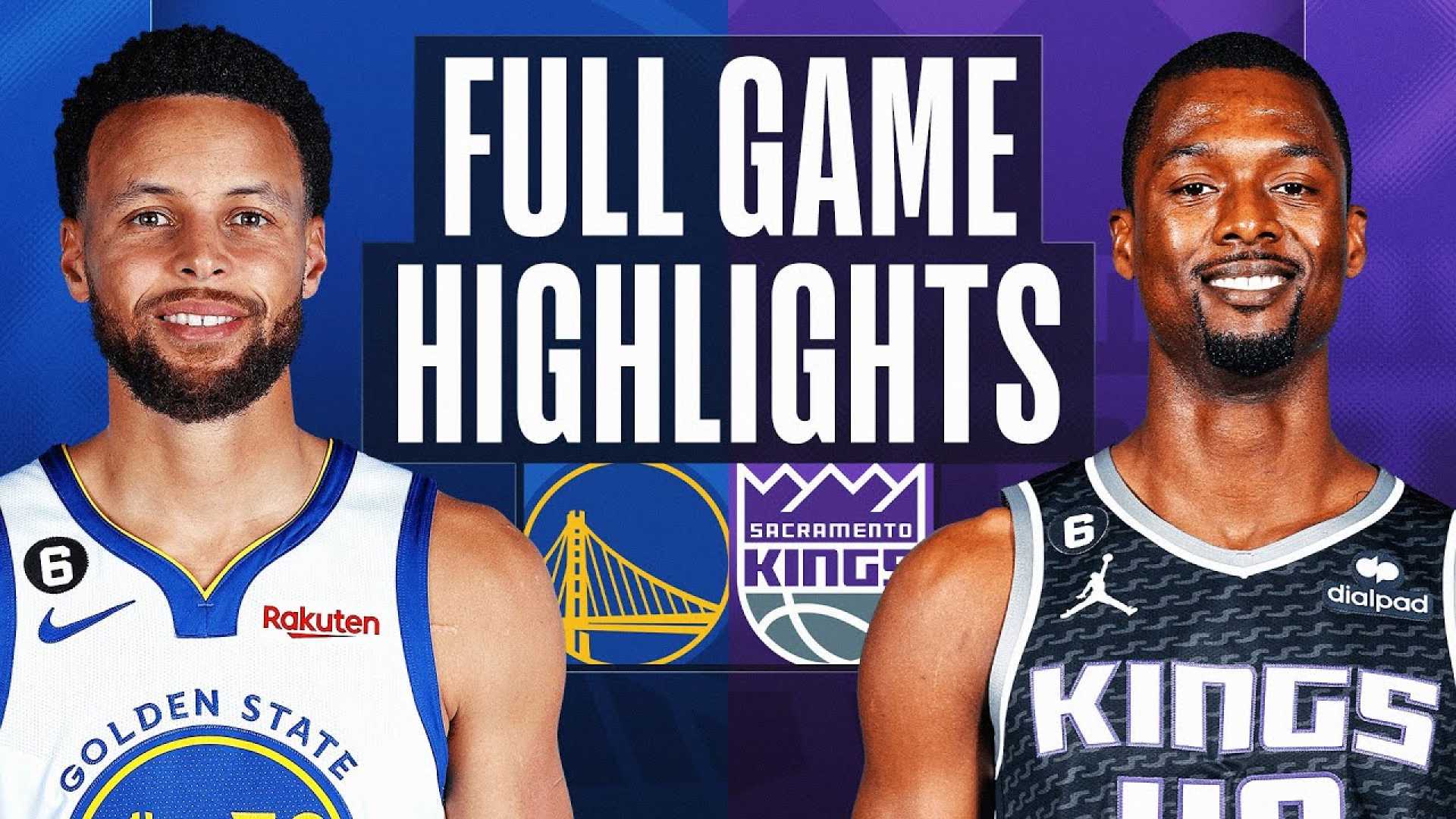 Golden State Warriors Vs Sacramento Kings Game Highlights