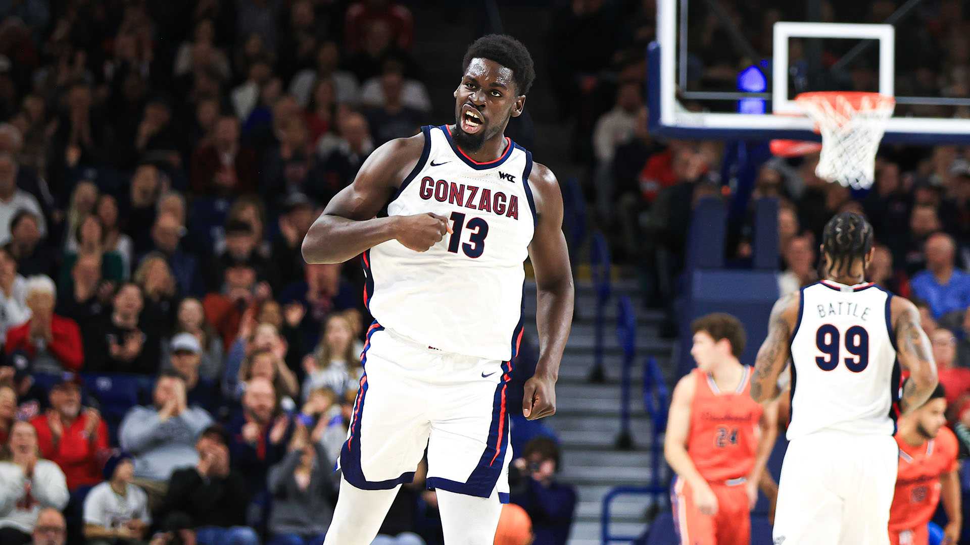 Gonzaga Basketball Game Action