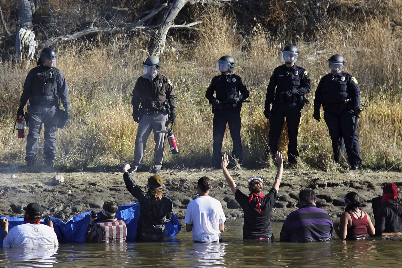 Greenpeace Dakota Access Pipeline Protest