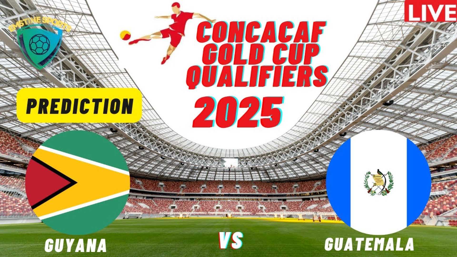 Guatemala Guyana Football Match Gold Cup Qualifier