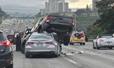 H 1 Freeway Crash Honolulu Traffic