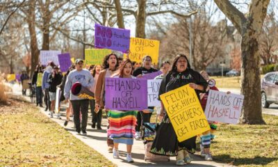 Haskell Indian Nations University Campus Educators Protest