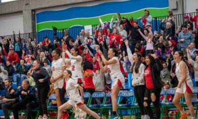 Hornell Red Raiders Basketball Victory Celebration