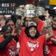 Houston Cougars Basketball Team Celebrating Victory