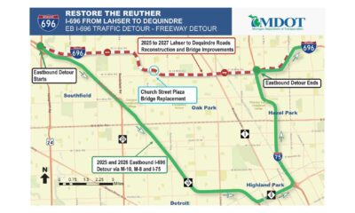 I 696 Construction Closure Michigan