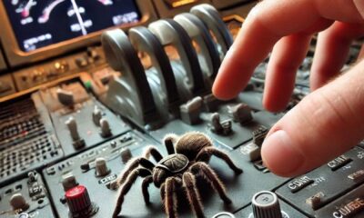 Iberia A320 Cockpit With Spider