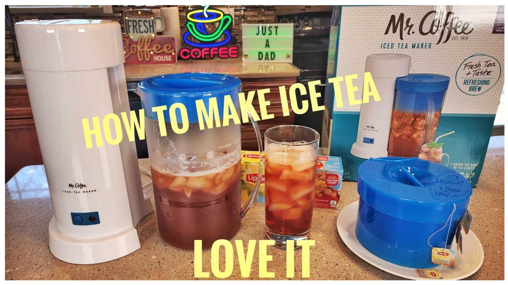 Iced Tea Makers In Use