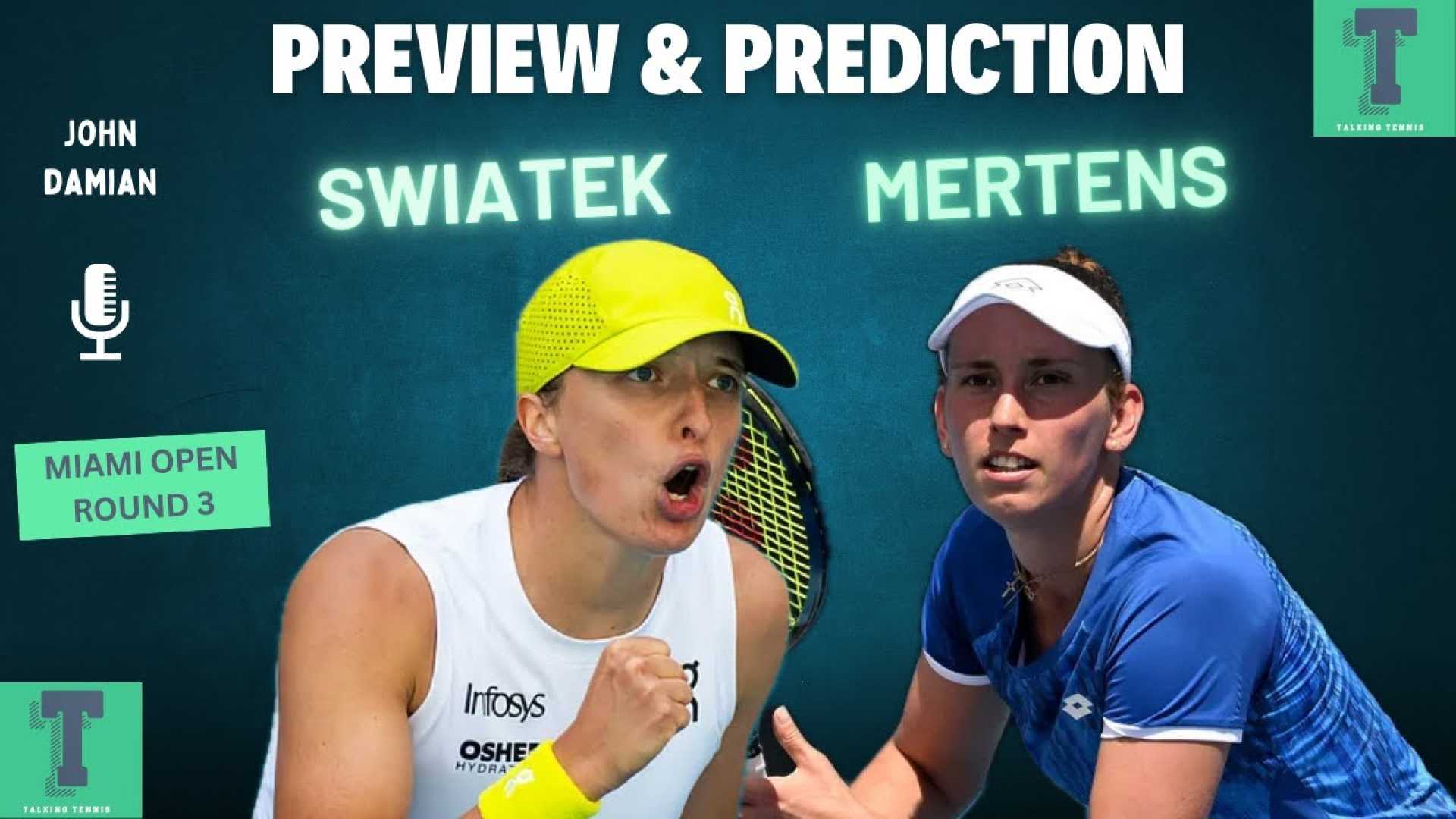 Iga Swiatek Tennis Match Miami 2025