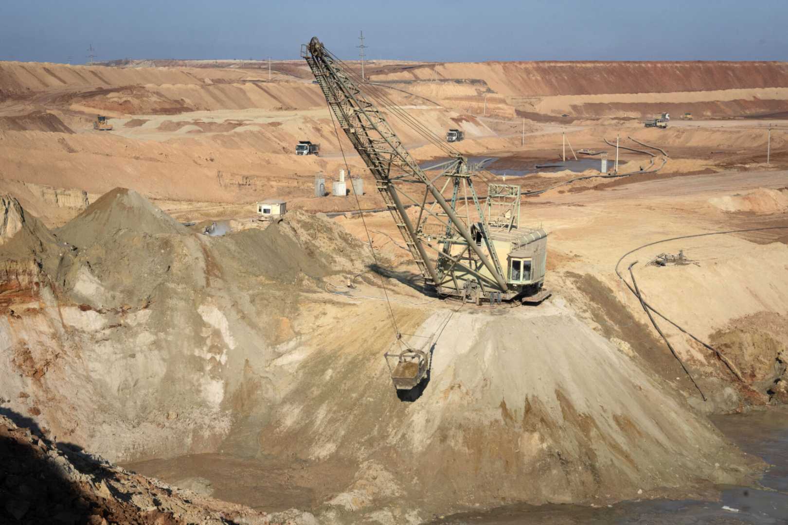 Ilmenite Open Pit Mine Kirovohrad Ukraine