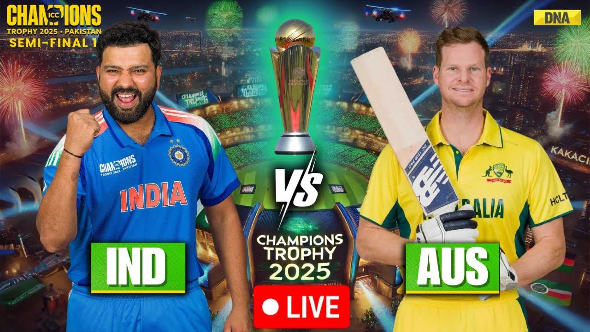 India Australia Champions Trophy 2025 Cricket Match