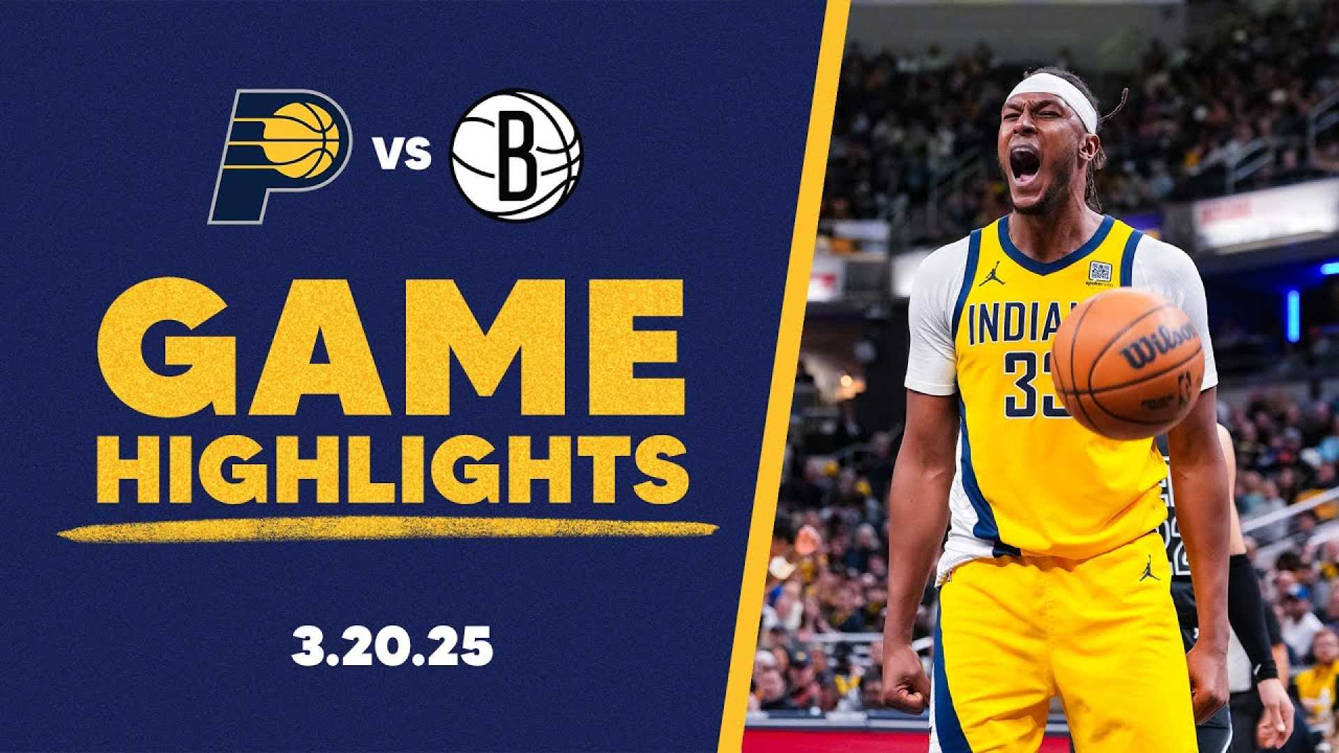 Indiana Pacers Vs Brooklyn Nets March 2025