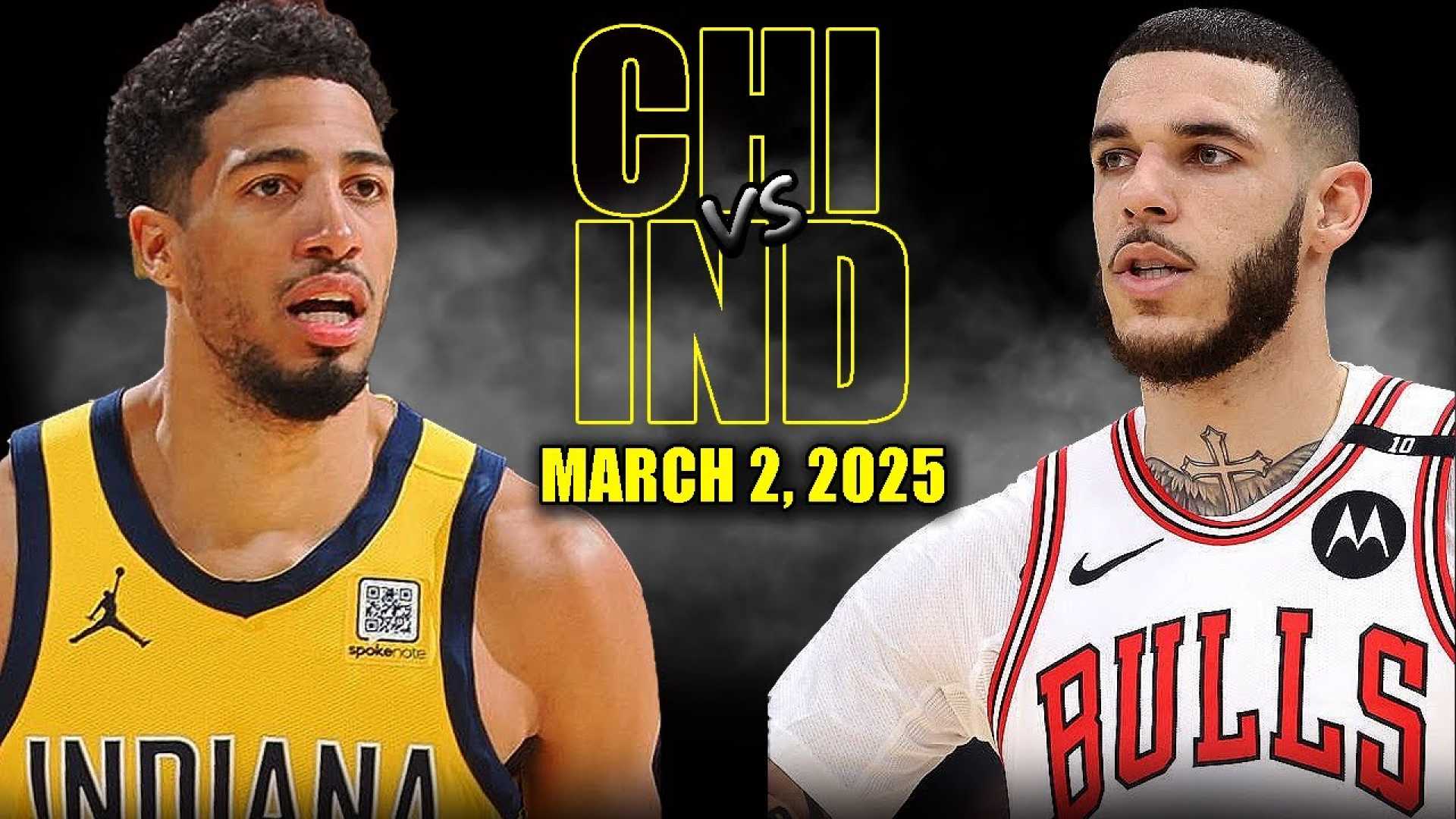 Indiana Pacers Vs. Chicago Bulls March 2025