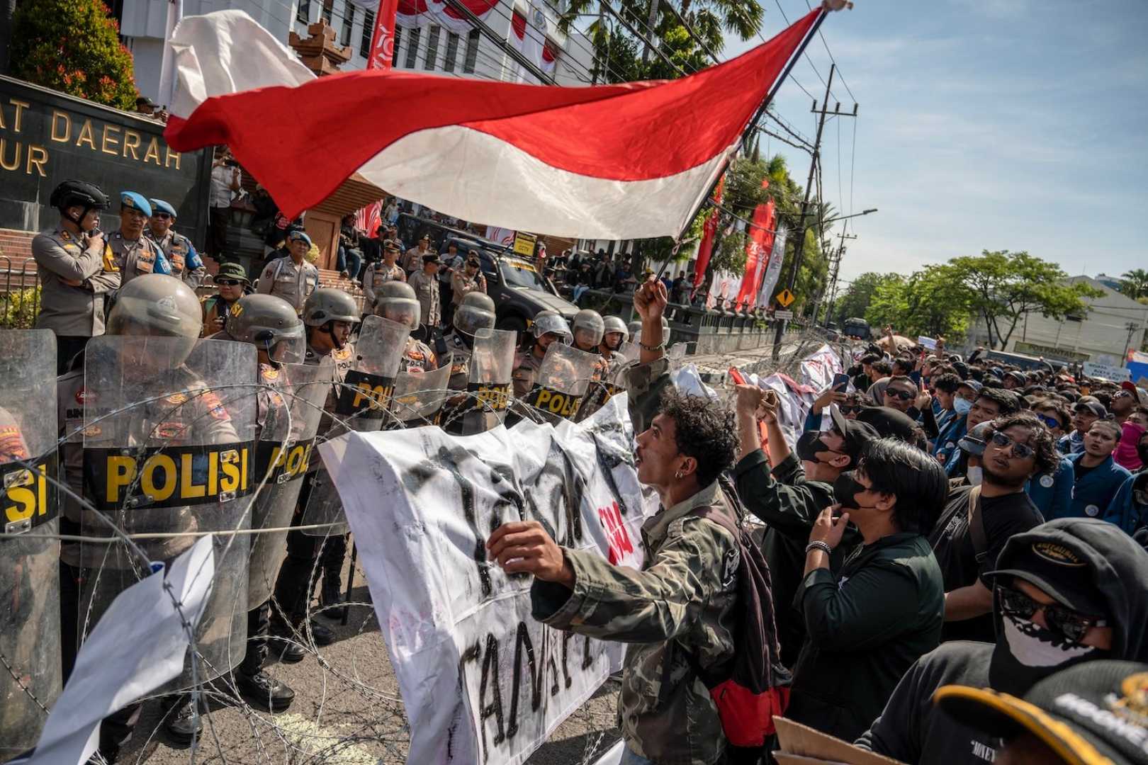 Indonesia Military Law Protests Jakarta