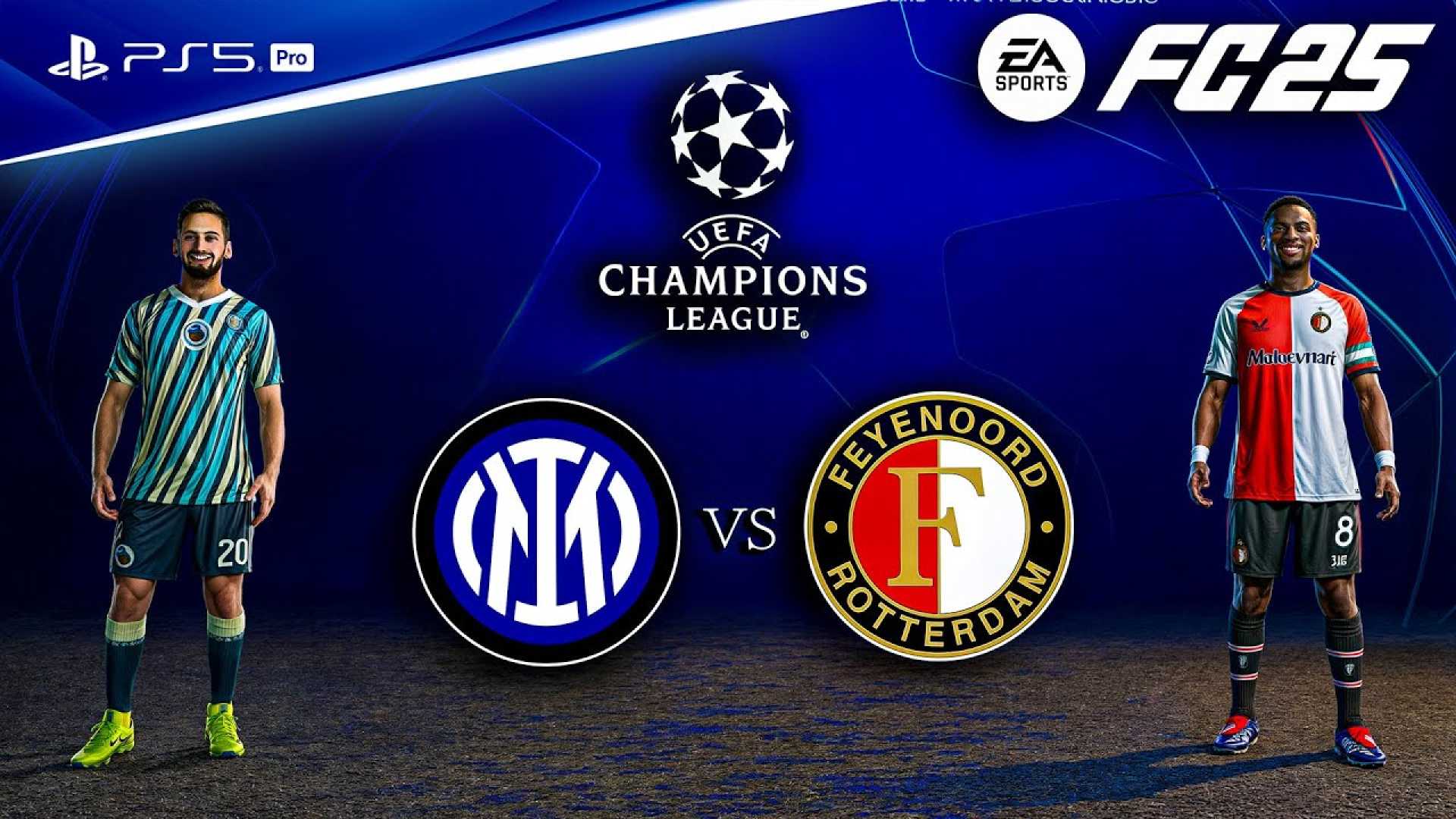 Inter Milan Vs Feyenoord Champions League Match