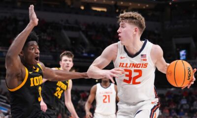 Iowa Illinois Big Ten Tournament Basketball