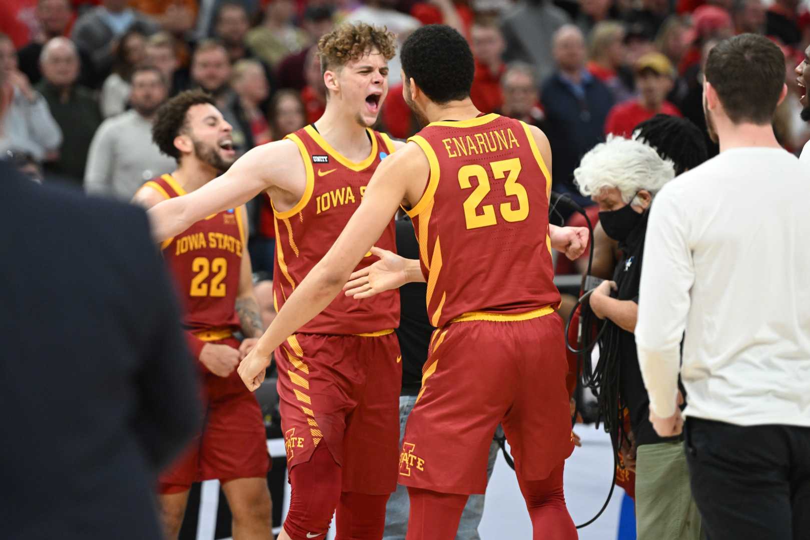 Iowa State Basketball Team Action March Madness