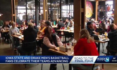 Iowa State Drake Ncaa Tournament Basketball Fans Celebration