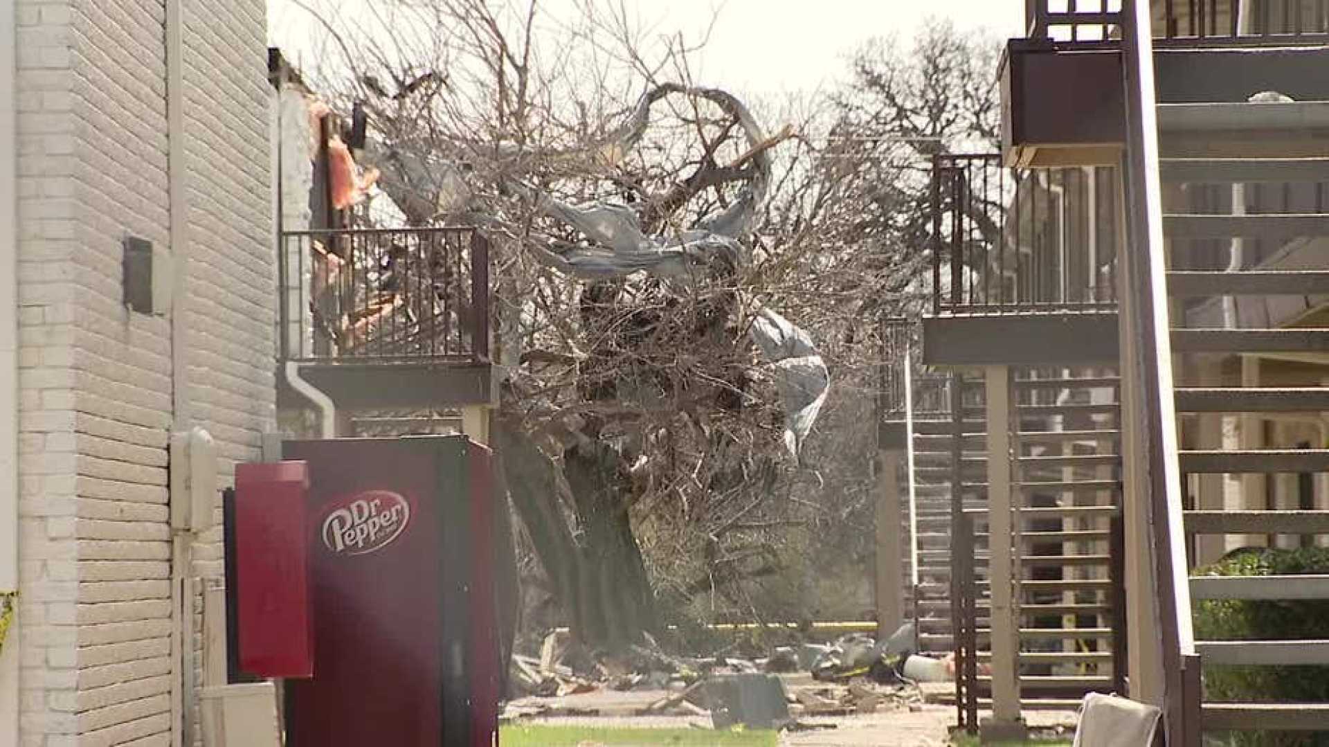 Irving Texas Tornado Damage Recovery Efforts