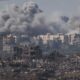 Israeli Airstrikes Gaza Destruction Smoke