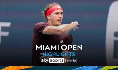 Jacob Fearnley Alexander Zverev Miami Open Tennis Match