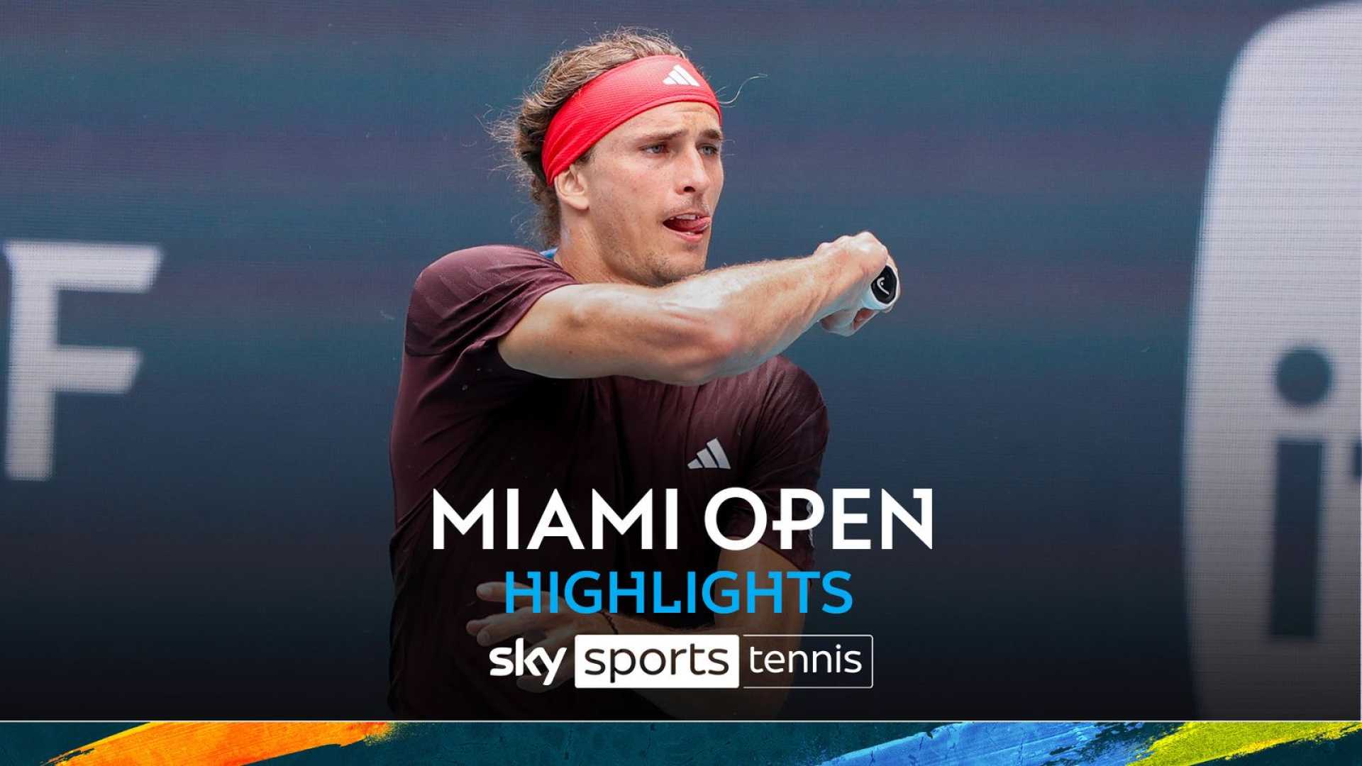 Jacob Fearnley Alexander Zverev Miami Open Tennis Match