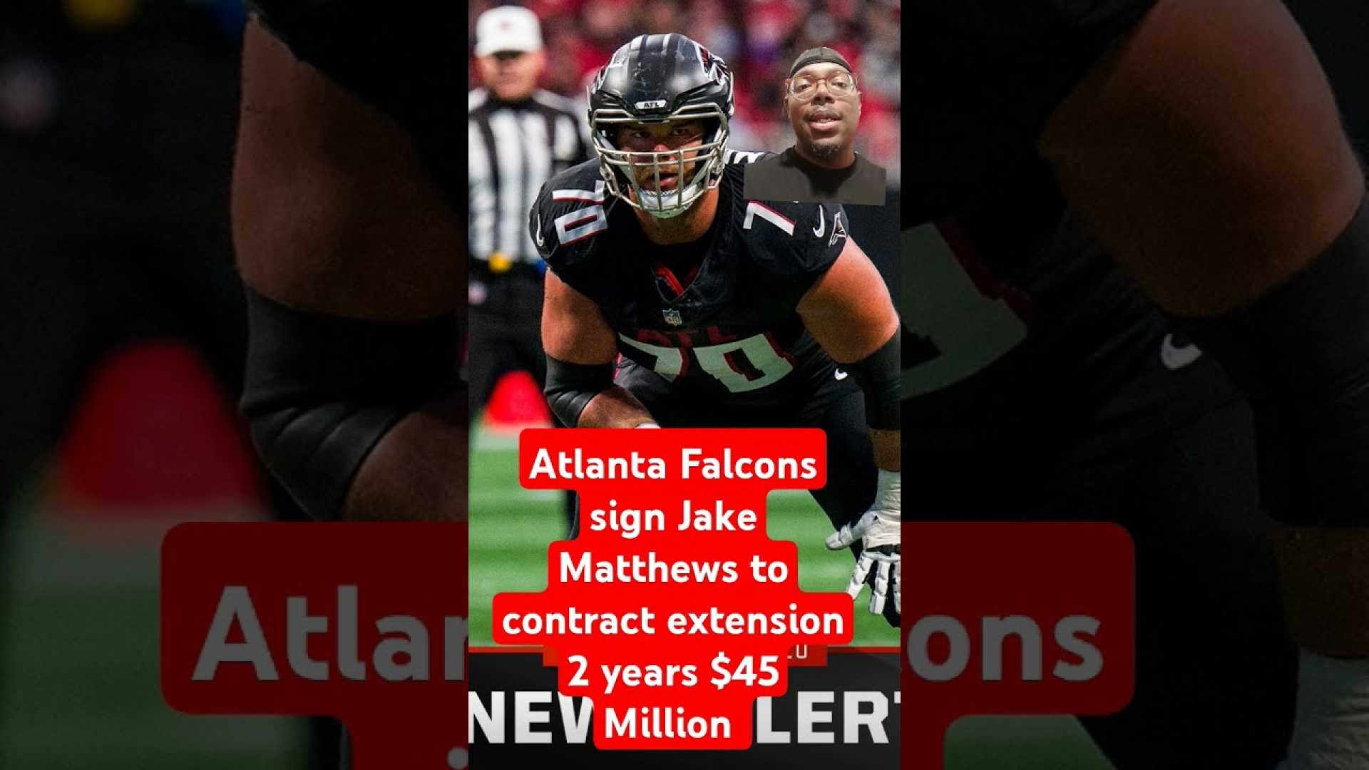 Jake Matthews Atlanta Falcons Contract Extension