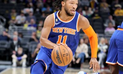 Jalen Brunson New York Knicks Game Action