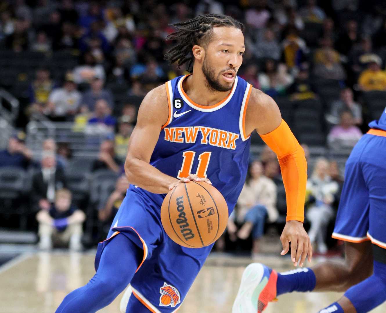 Jalen Brunson New York Knicks Game Action