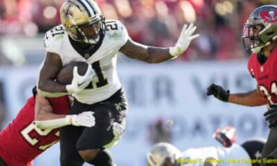 Jamaal Williams New Orleans Saints Football Action