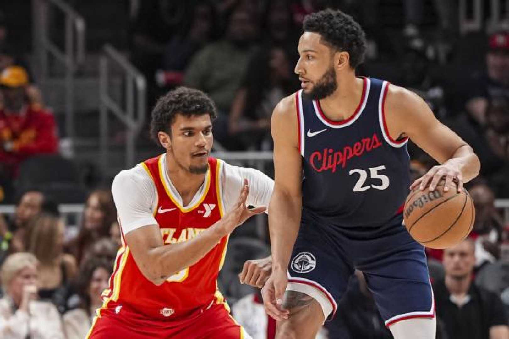 James Harden Kawhi Leonard Clippers Hawks Game