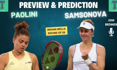 Jasmine Paolini Liudmila Samsonova Indian Wells Tennis