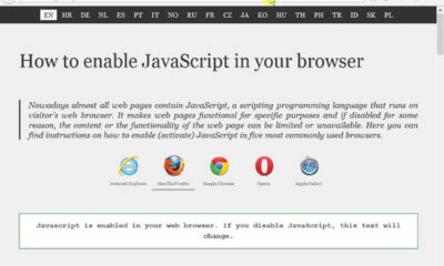 Javascript Disabled Browser Support