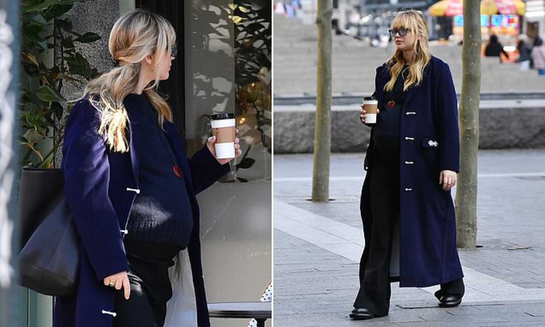 Jennifer Lawrence Nyc Coat Baby Rumors