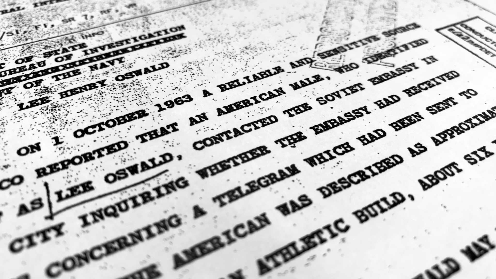 Jfk Assassination Cia Documents Release