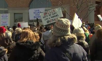 Job Cuts Protest In Silver Spring Maryland