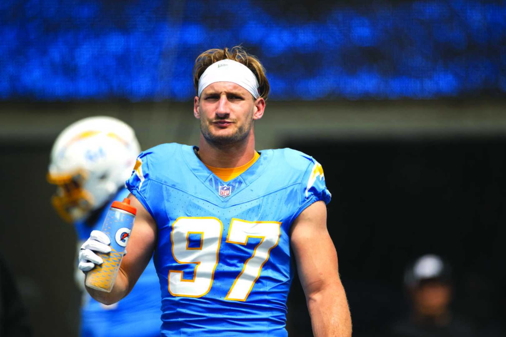 Joey Bosa Los Angeles Chargers Action Shot